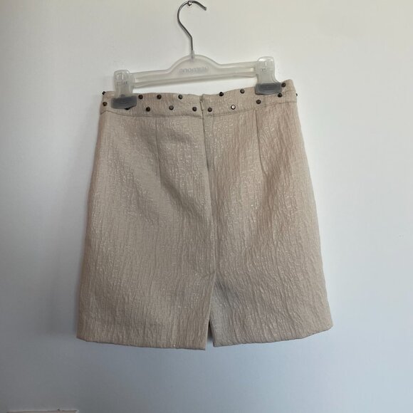 Vero Moda Jacquard Mini Skirt With Studs - Picture 4 of 6